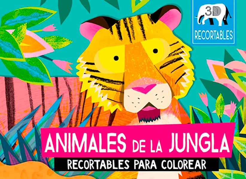 Animales de la jungla (recortables 3D)