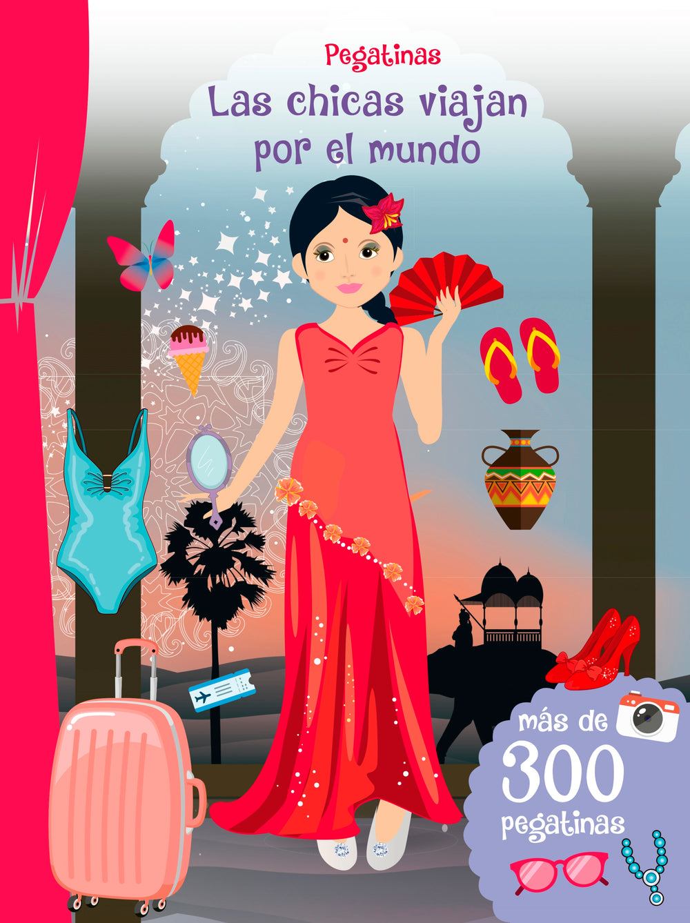 Pegatinas: Las chicas viajan por el mundo