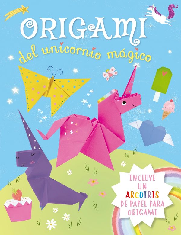 Origami del unicornio mágico