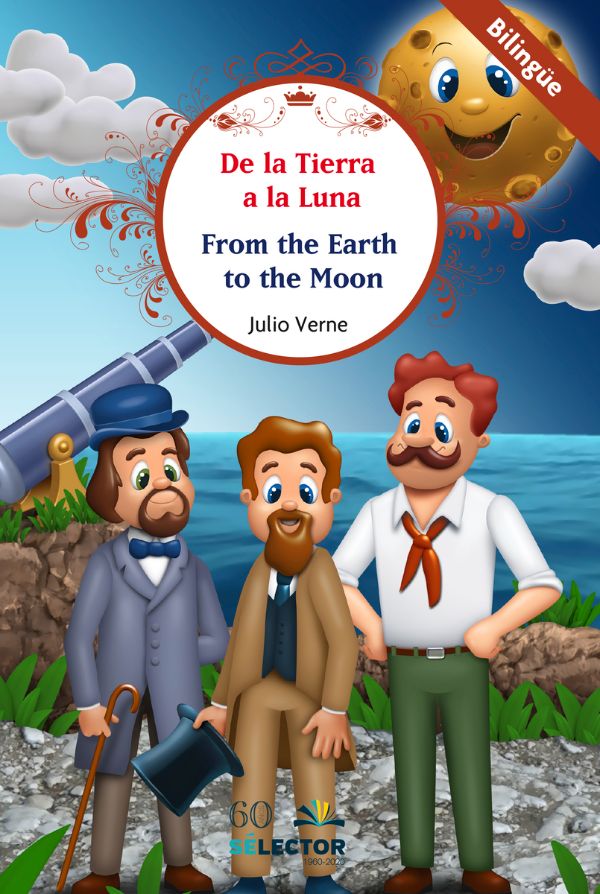 De la tierra a la luna (bilingüe)