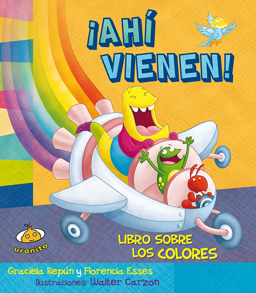 ¡Ahí vienen! Libro sobre los colores!