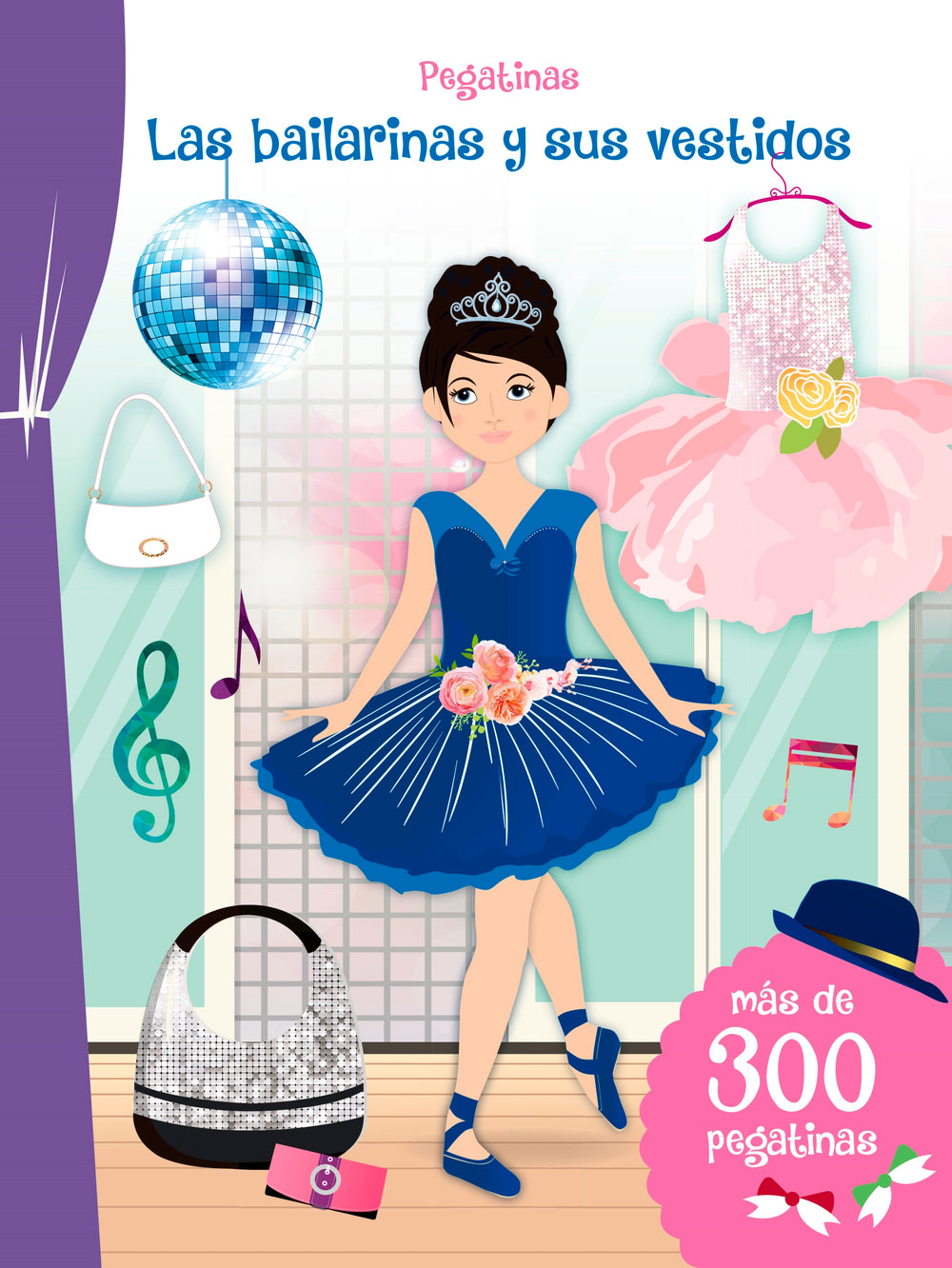 Pegatinas: Las bailarinas y sus vestidos